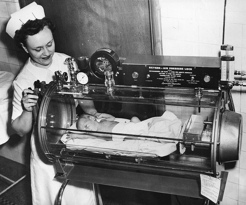 Infant in Incubator