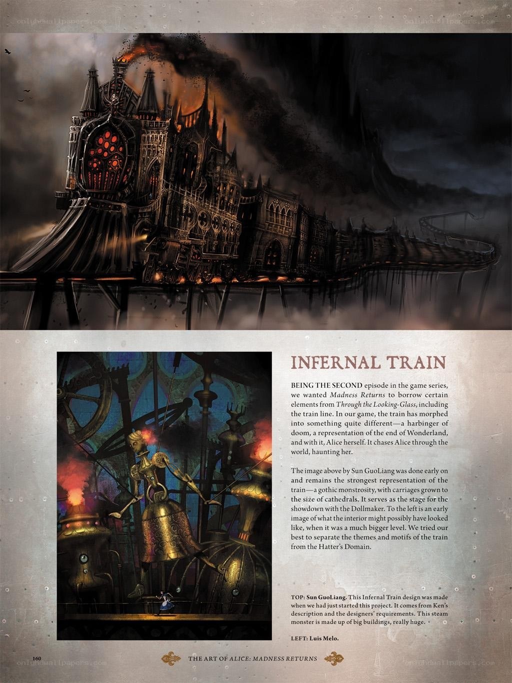 Infernal Train concept art