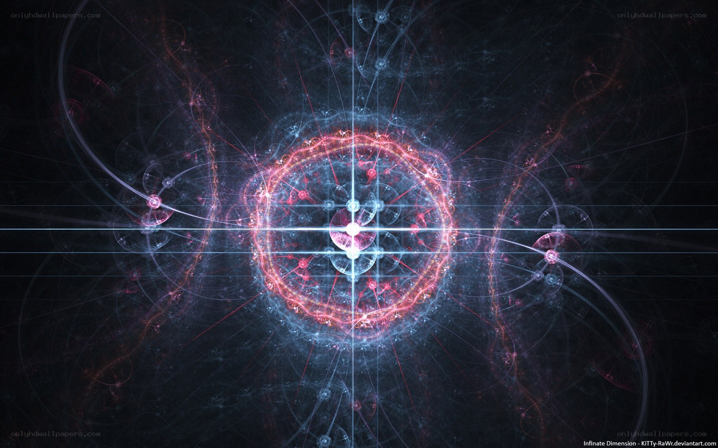Infinite Dimension Fractal Art