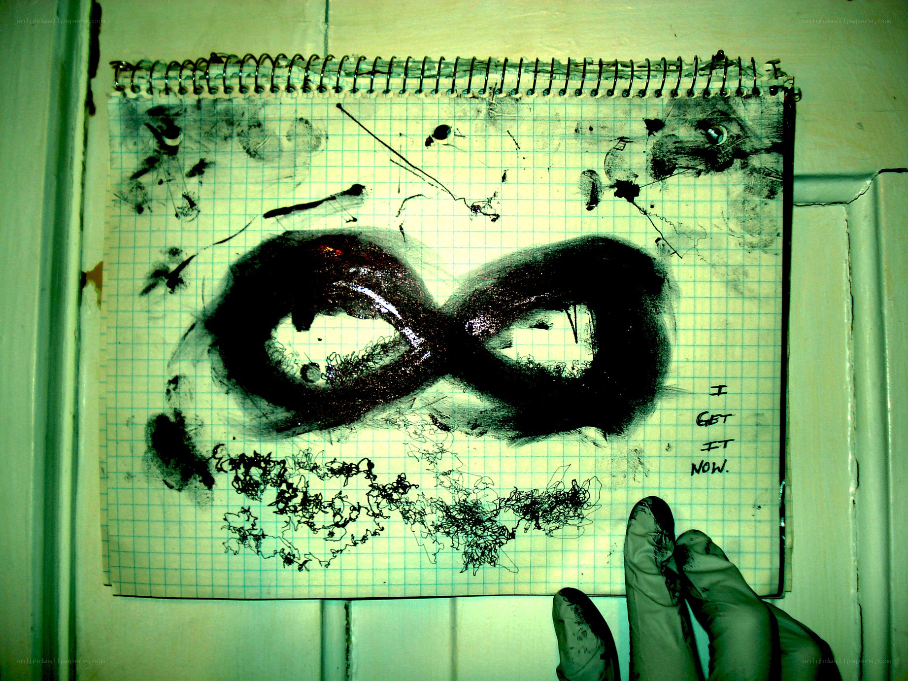 infinite eyes drawing