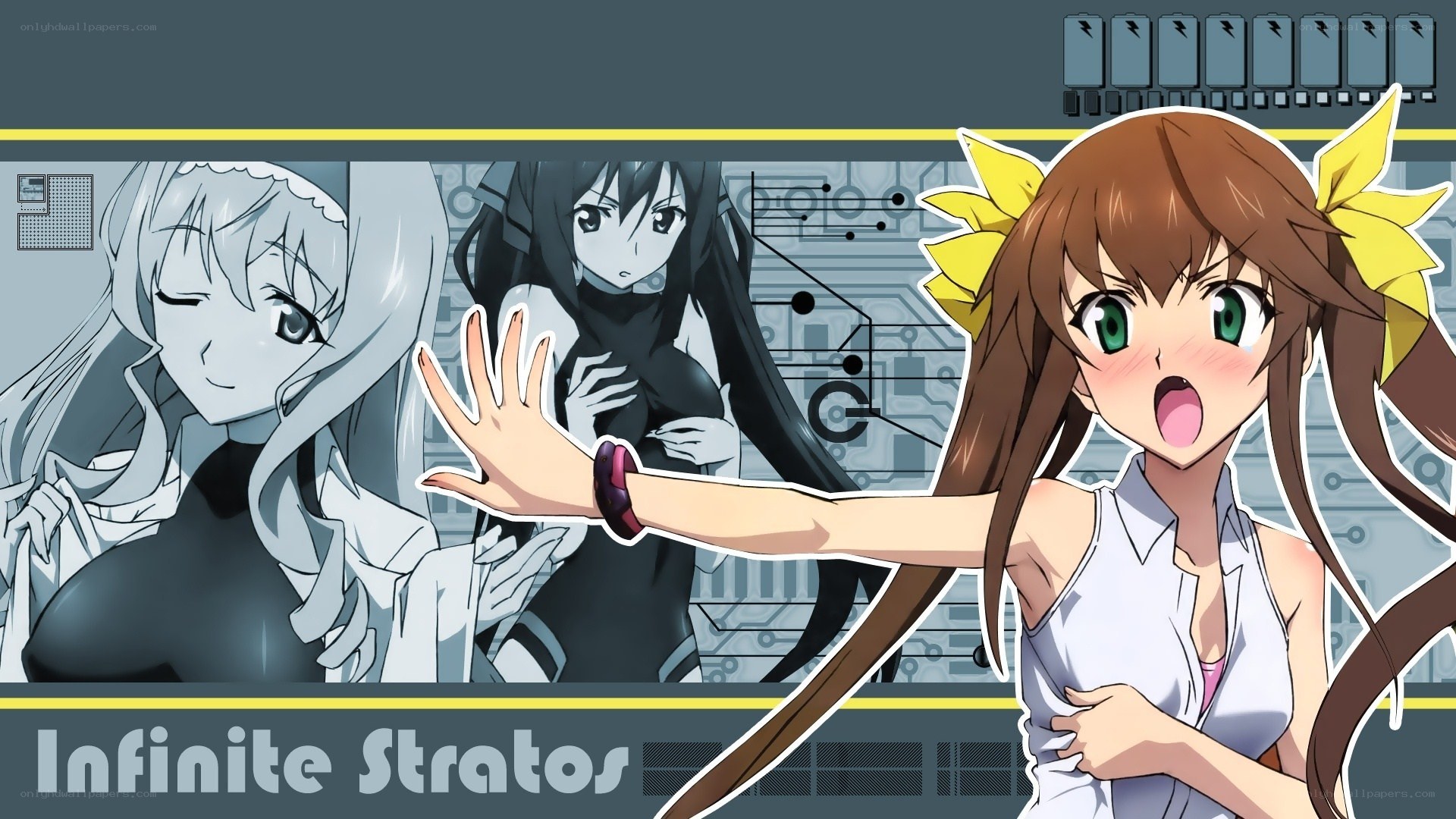 Infinite Stratos anime scene