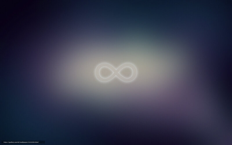 Infinite symbol on gradient