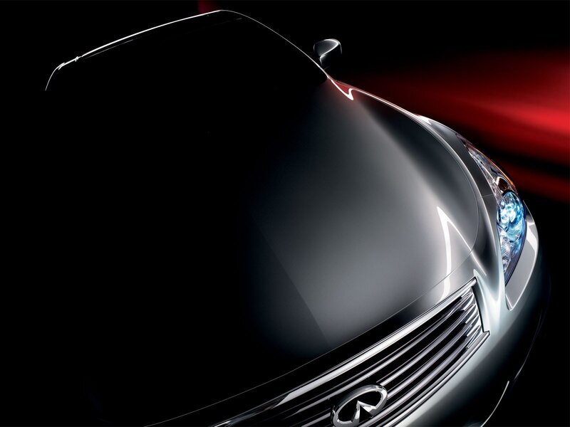Infiniti car front view
