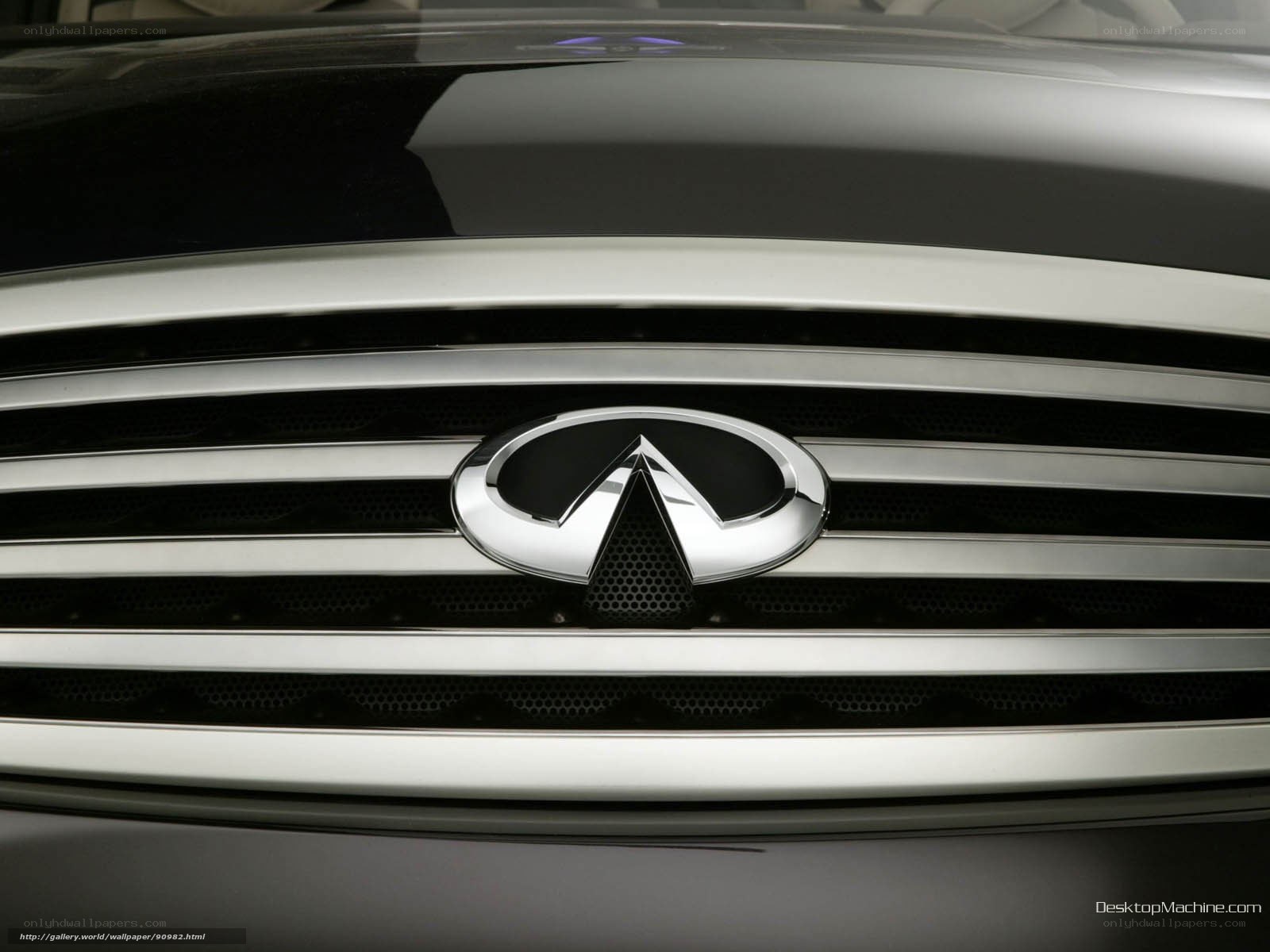 Infiniti car grille logo