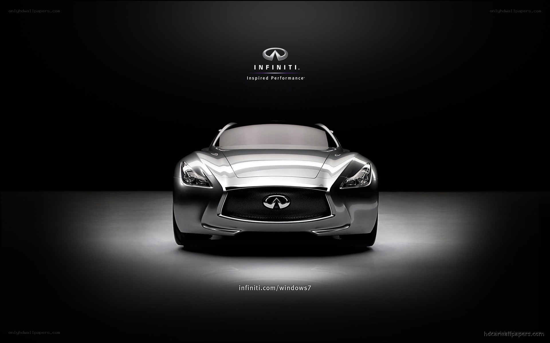 Infiniti concept car front view