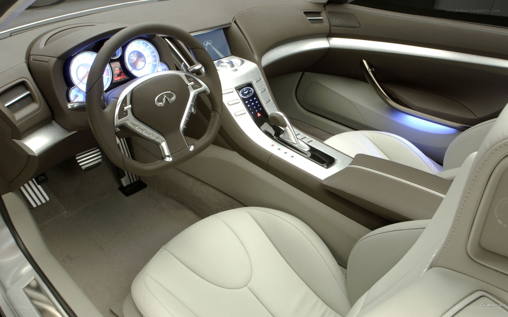 Infiniti concept car interior
