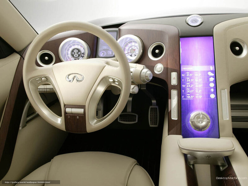 Infiniti Concept Car Interior — Beige, Modern