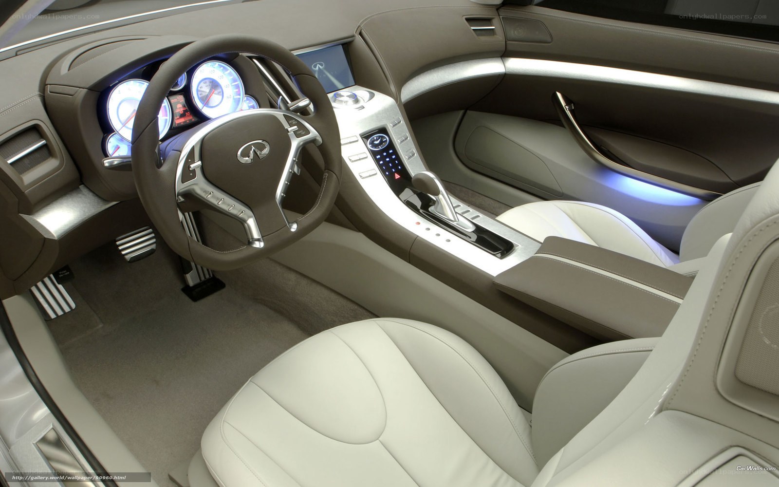 Infiniti concept car interior