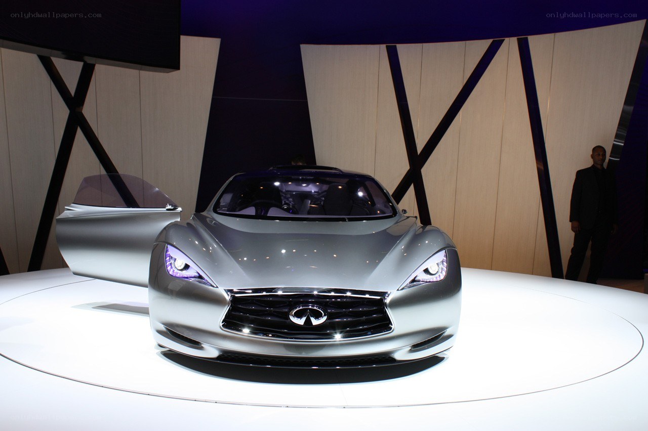 Infiniti concept car on display