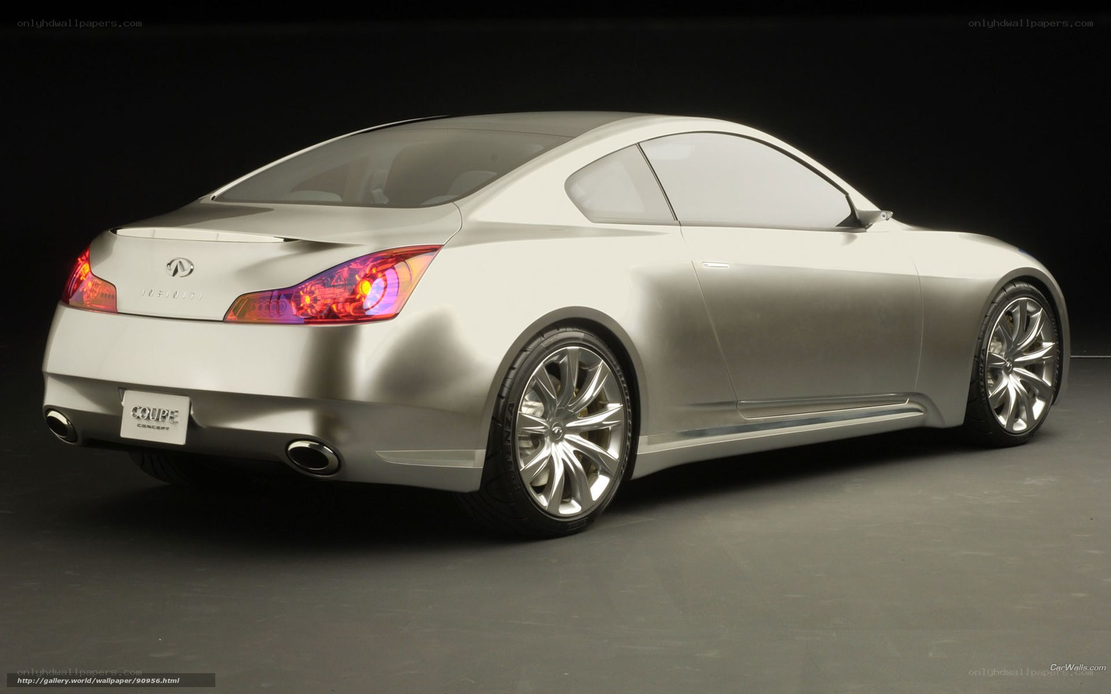 Infiniti Coupe Concept rear view
