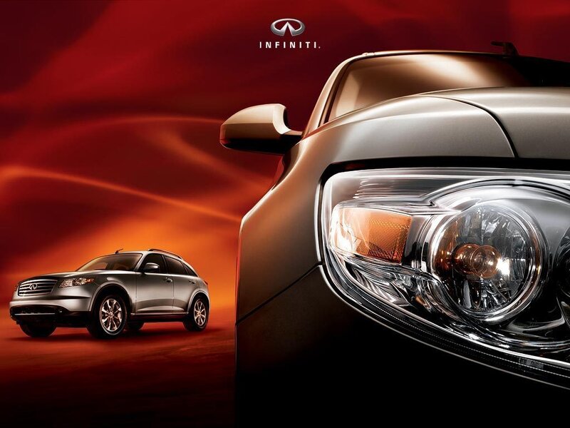 Infiniti FX SUV advertisement