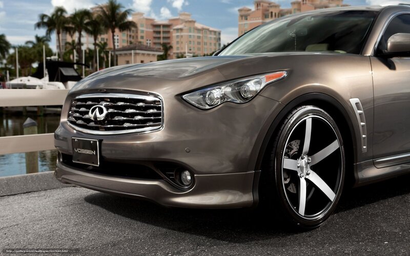 Infiniti FX35 with Vossen wheels