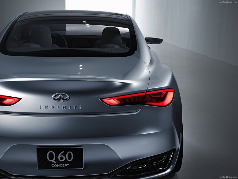 Infiniti Q60 Concept Car — Silver
