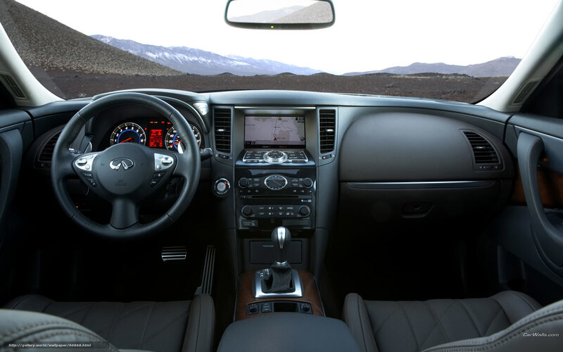 Infiniti QX56 interior view