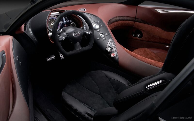 Infiniti sports car interior