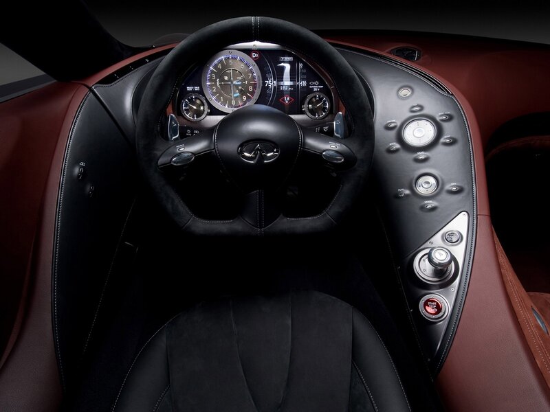 Infiniti sports car interior