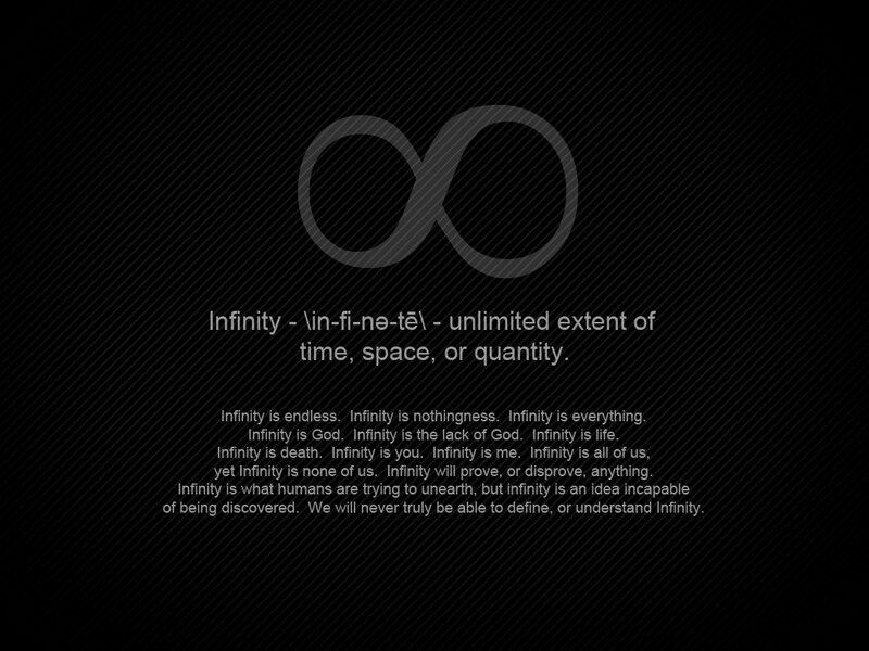 Infinity concept definition