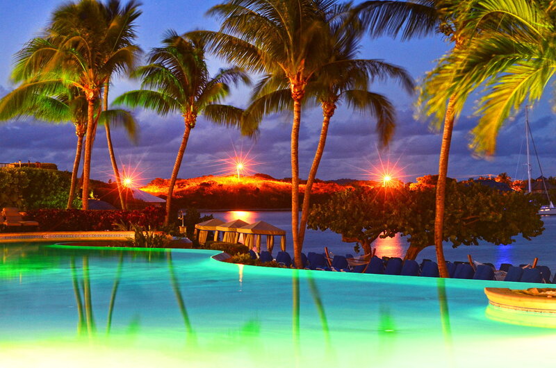 Infinity Pool at Resort — Green