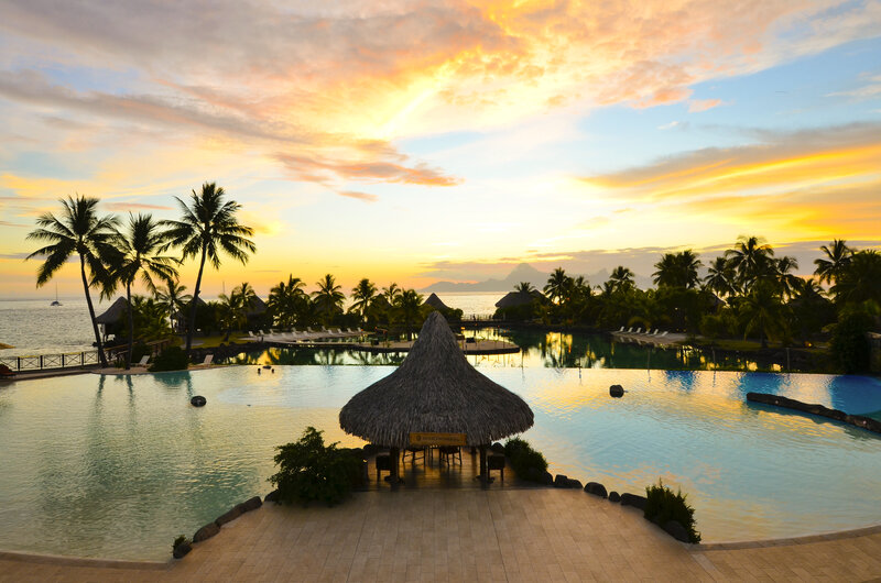 Infinity Pool at Resort — Orange