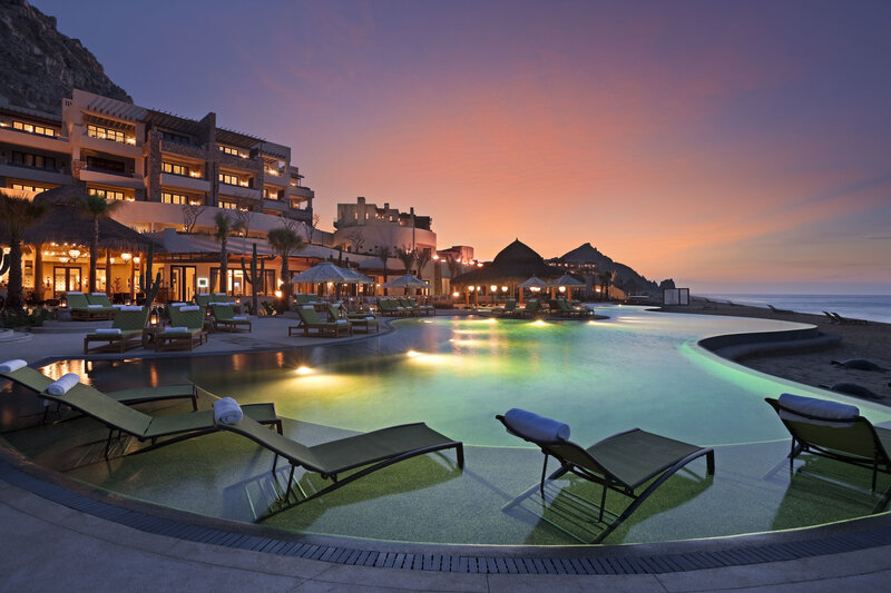 Infinity Pool at Resort — Purple