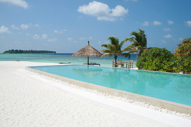 Infinity Pool on Beach