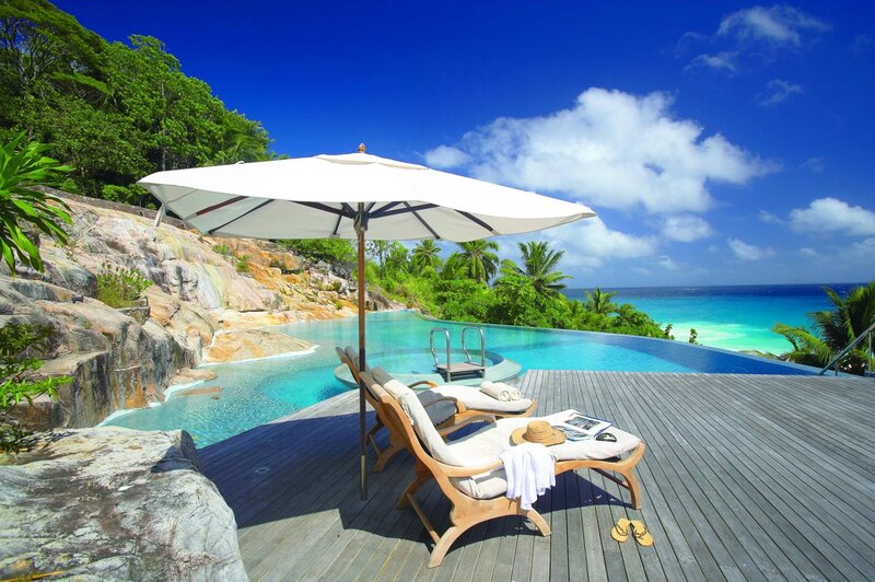 Infinity Pool on Deck — Blue