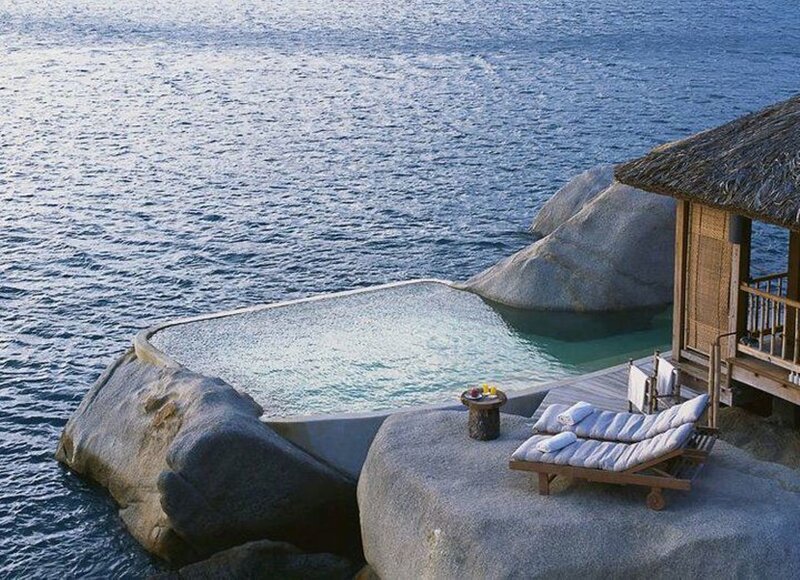 Infinity Pool on Rocks