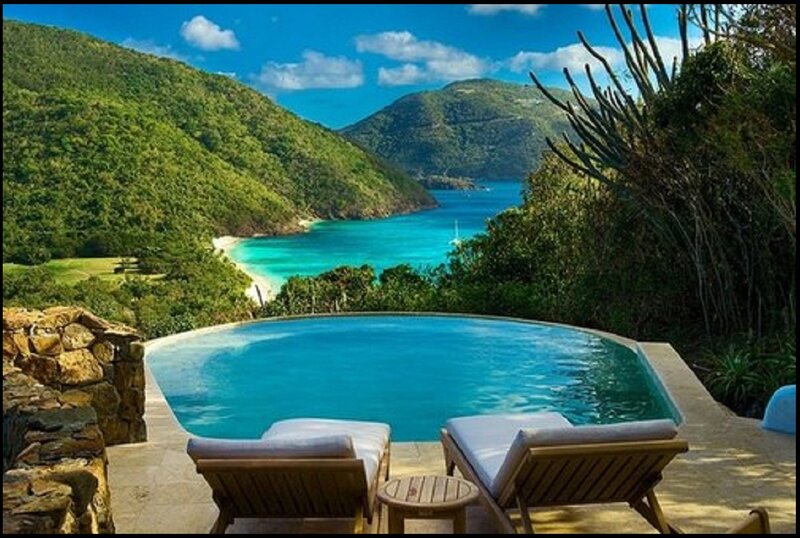 Infinity Pool Overlooking Bay