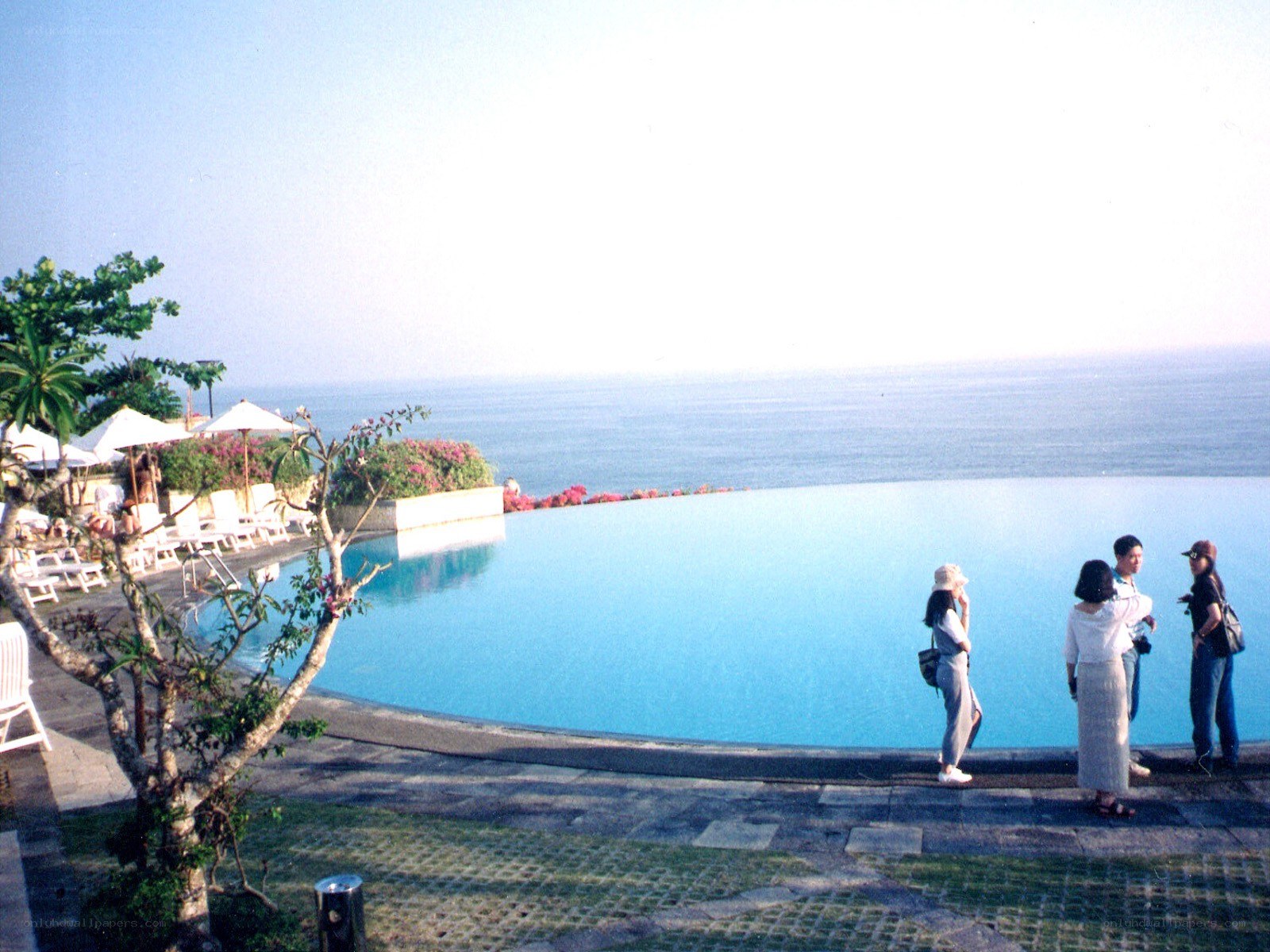 Infinity pool overlooking the ocean