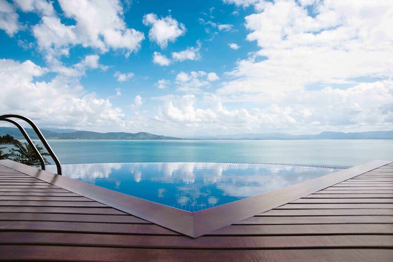Infinity pool overlooking the sea