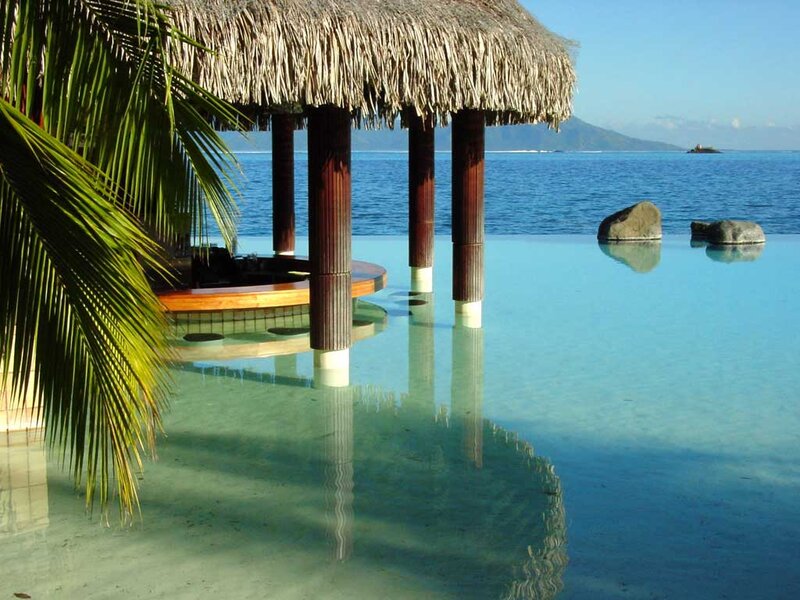 Infinity Pool with Cabana