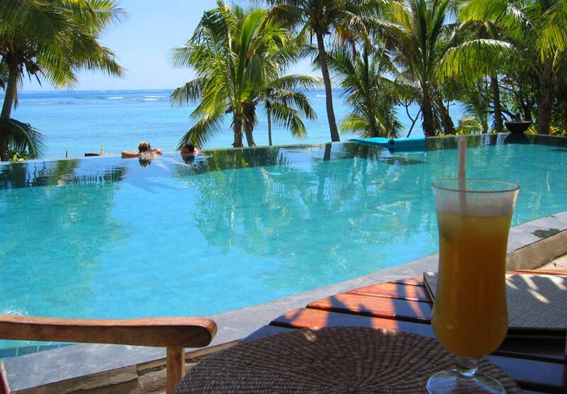 Infinity Pool with Ocean View — Blue, Relaxed