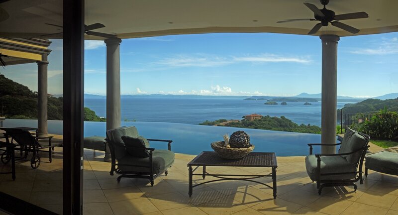 Infinity Pool with Ocean View — Blue, Serene, Afternoon