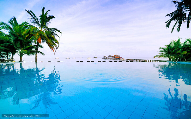 Infinity pool with ocean view