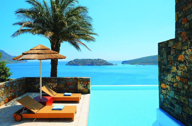 Infinity Pool with Sea View — Blue
