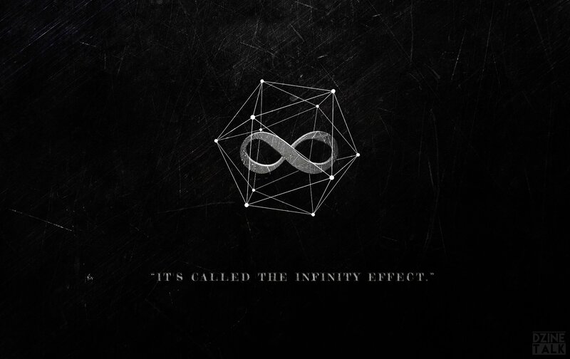 Infinity Symbol in Wireframe