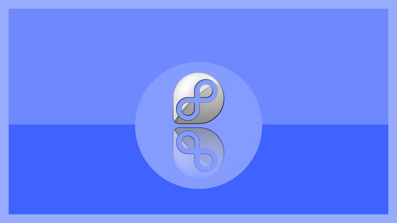 Infinity Symbol Logo — Blue, Neutral