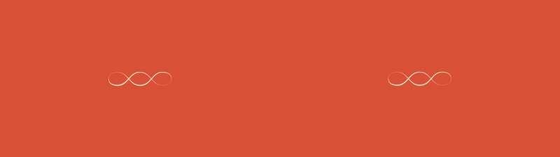 Infinity Symbol on Red