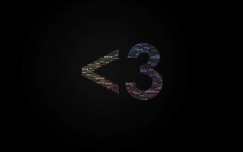 infinity symbol word cloud