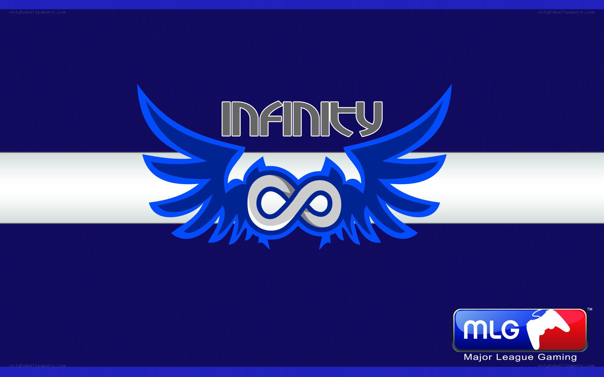 Infinity team logo with MLG branding