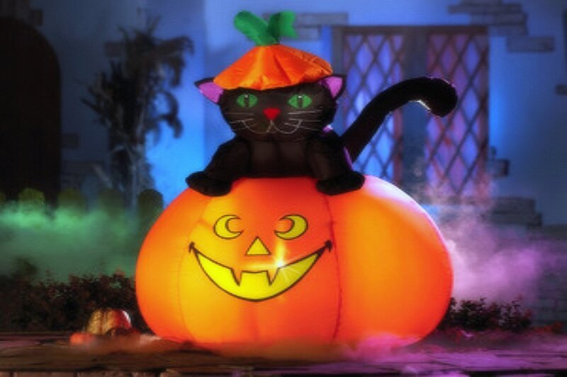 Inflatable Black Cat