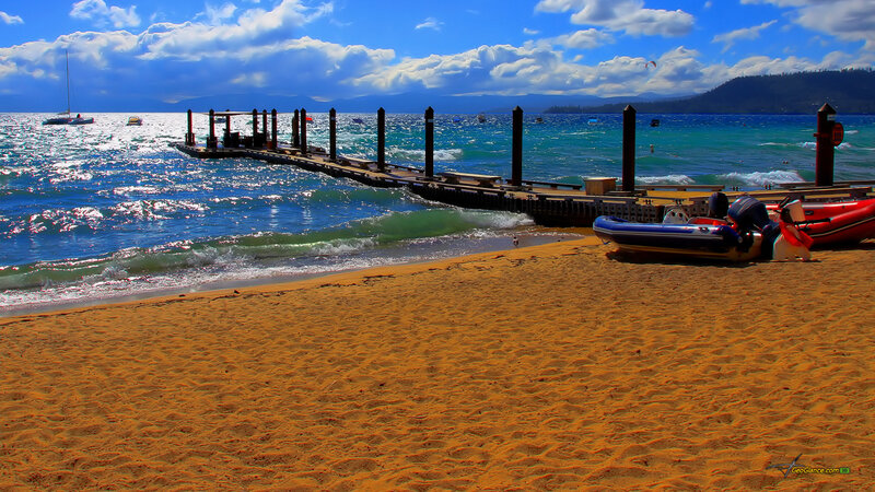 Inflatable Boats on Beach