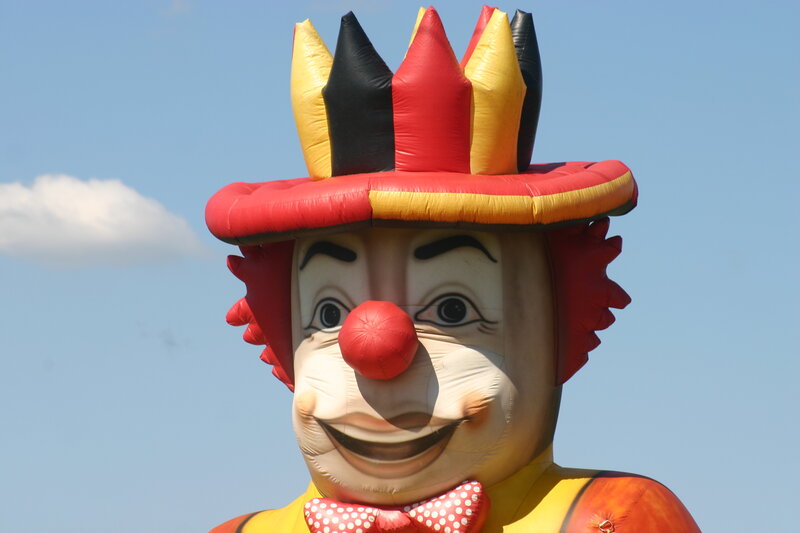 Inflatable Clown Head