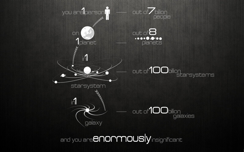 Infographic of Cosmic Scale