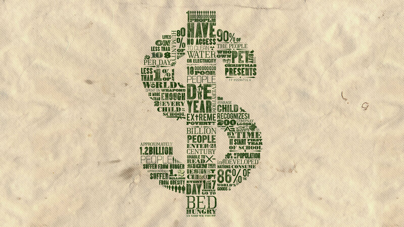 Infographic on global poverty