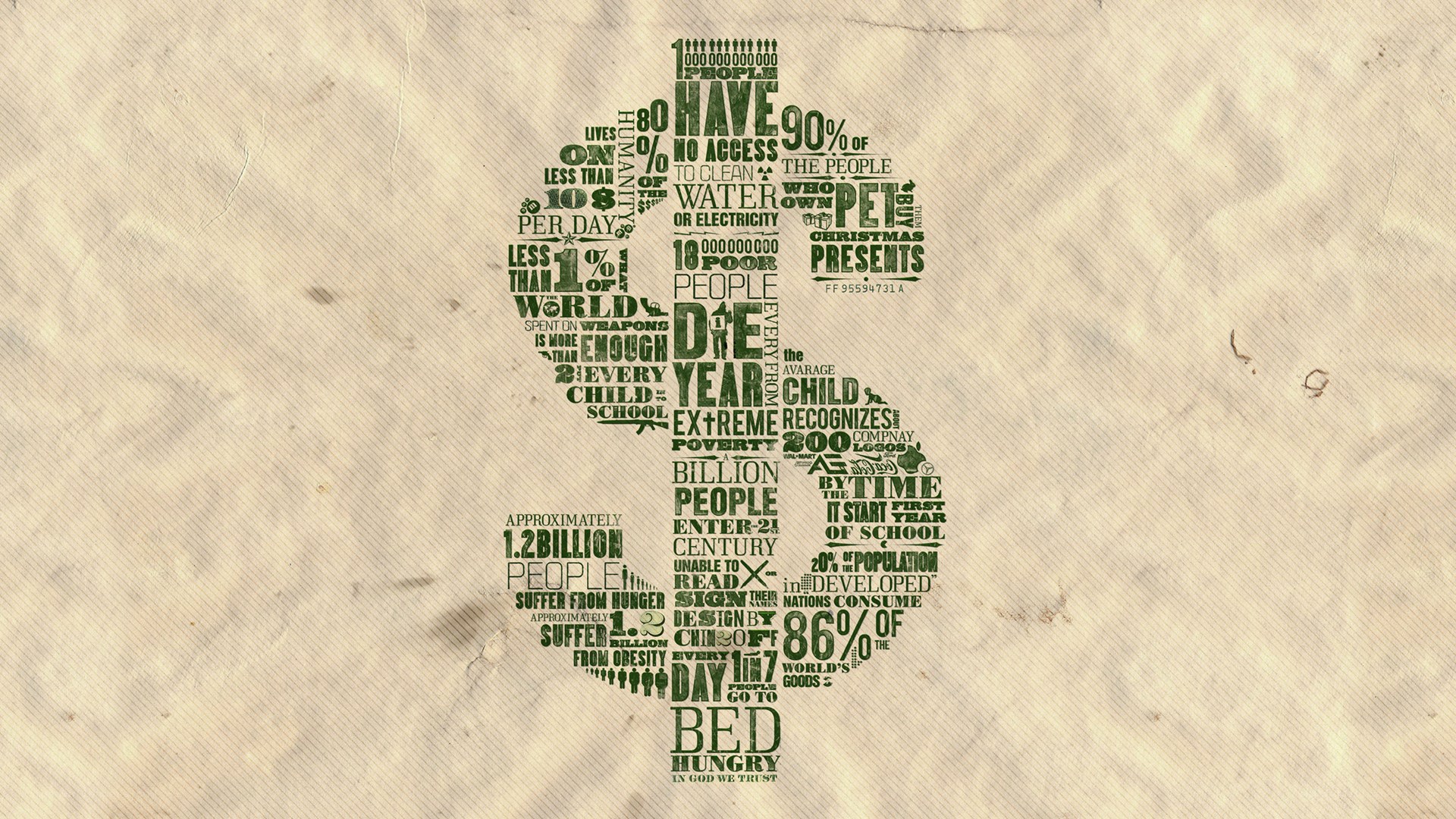 Infographic on global poverty