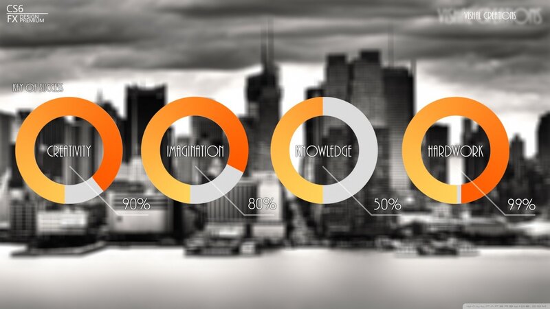 Infographic with City Background