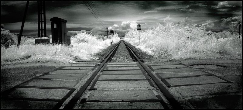 Infrared railway tracks