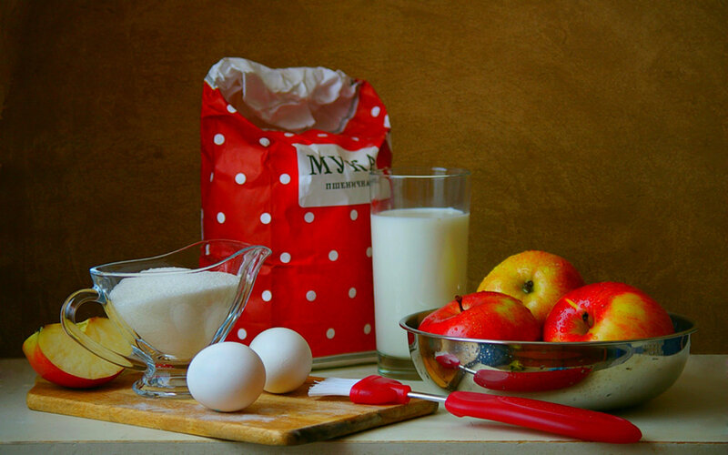 Ingredients on a Table