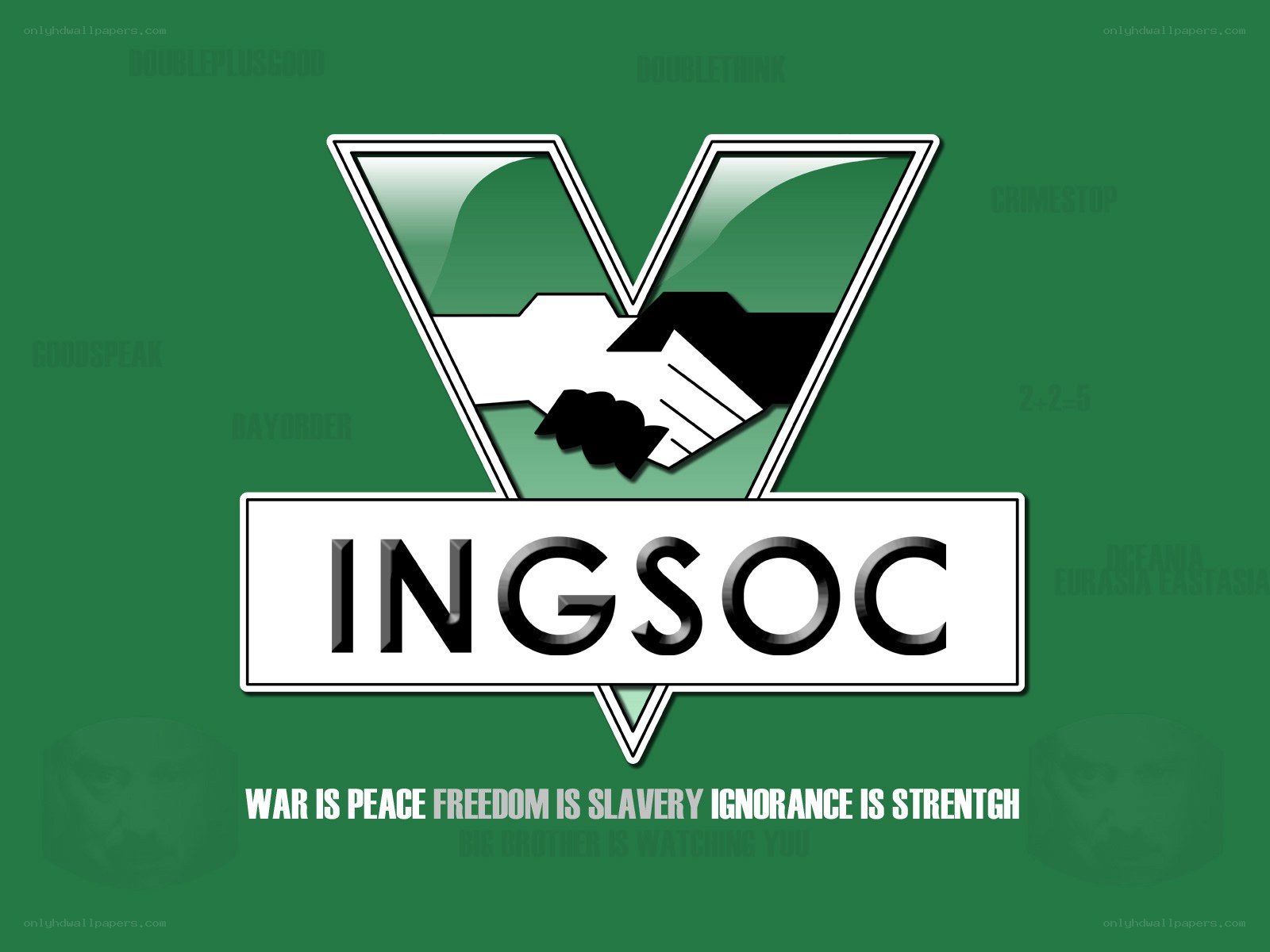 Ingsoc logo from 1984